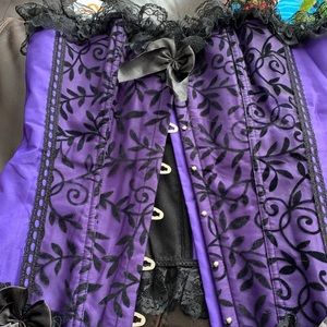 Beautiful strapless corset